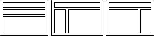 Different 3 block designs